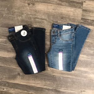 Arizona Jean co. Girls jean jeggings 2 pairs included